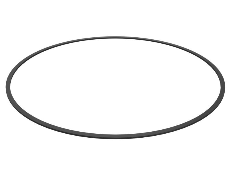 • Резиновое опорное кольцо с внутренним диаметром 151,66 мм