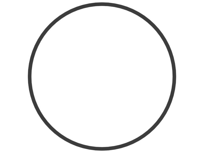 Пластиковое опорное кольцо с внутренним диаметром 190 мм