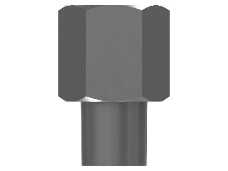 Прямой переходной патрубок с шестигранной головкой 1/2-14 NPTF