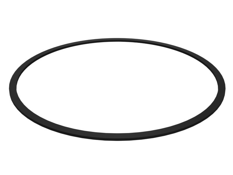 Резиновое опорное кольцо с внутренним диаметром 129,91 мм