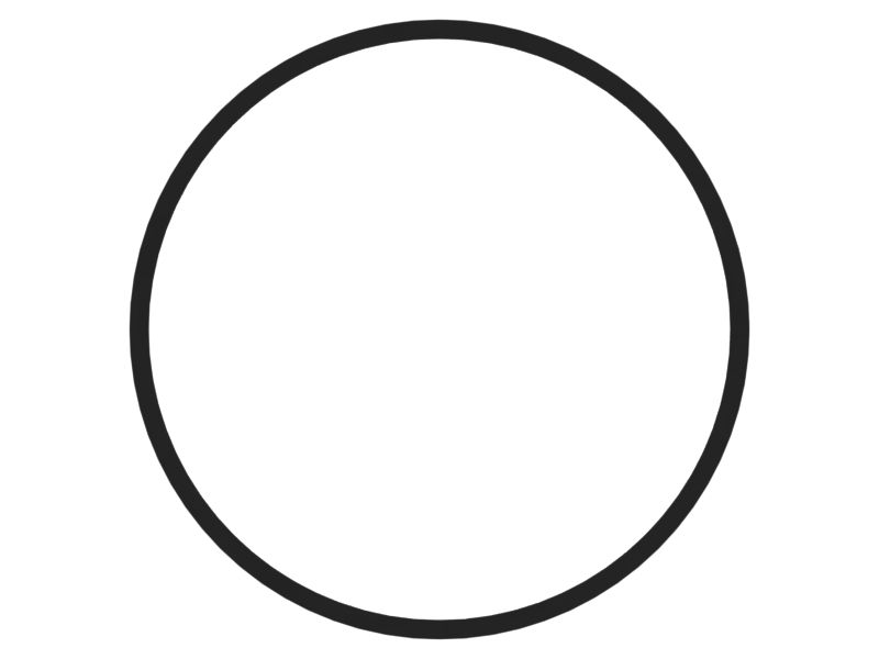 Резиновое опорное кольцо с внутренним диаметром 129,91 мм