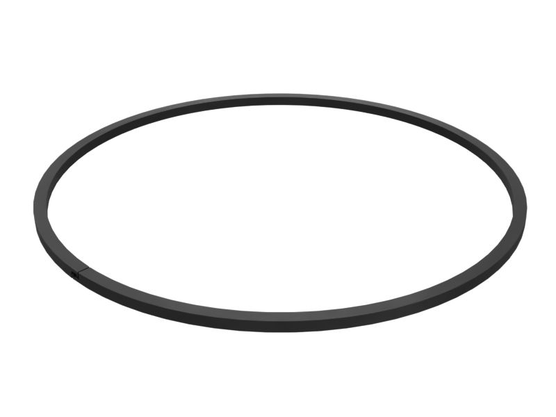 Внутреннее металлическое уплотнительное кольцо диаметром 135,86 мм