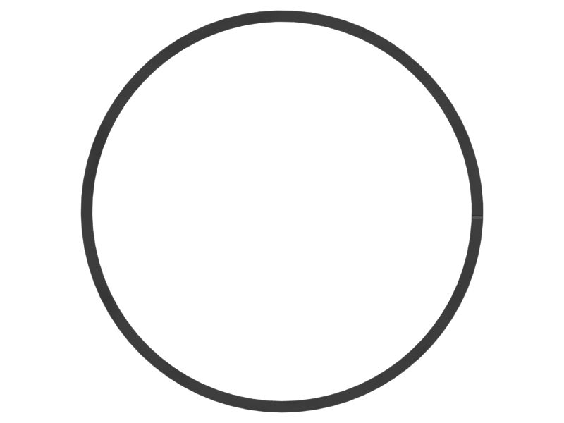 Пластиковое опорное кольцо внутренним диаметром 160,20 мм