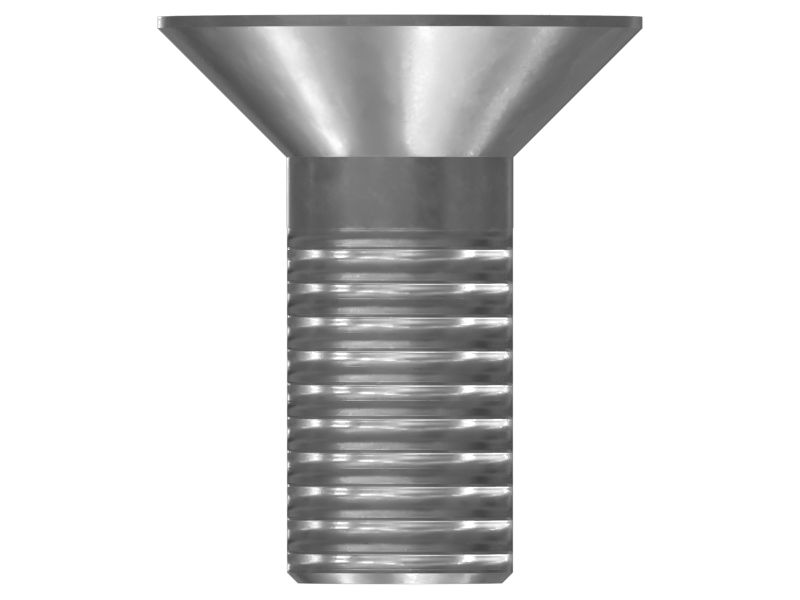 Винт с плоской головкой длиной 20 мм и стопорной накладкой