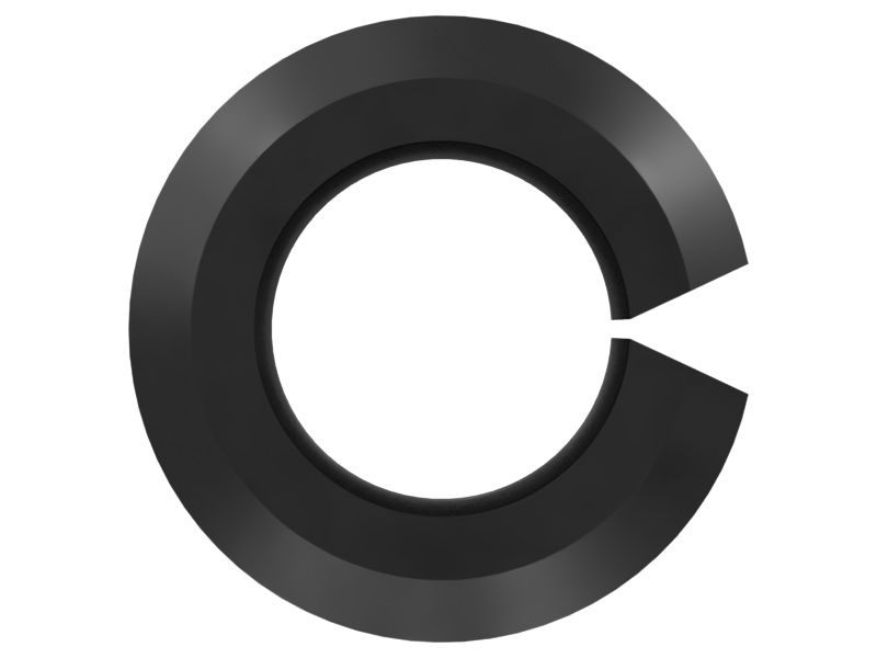 Стальной шлицевой пружинный штифт палец 38,10 мм