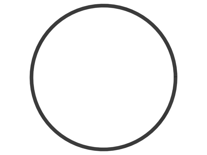 Внутреннее металлическое уплотнительное кольцо диаметром 135,86 мм