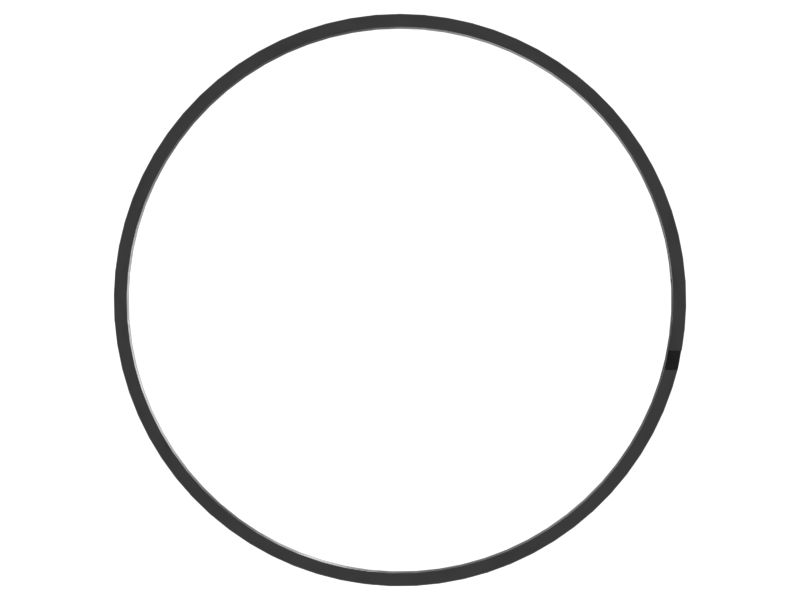 Пластиковое кольцо с внутренним диаметром 65 мм