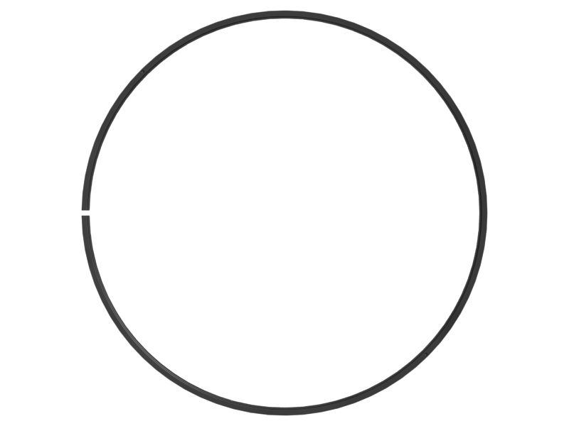 Пластмассовое уплотнительное кольцо, максимальный свободный диаметр 130,45 мм