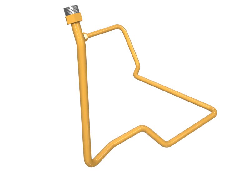 Стальной патрубок в сборе