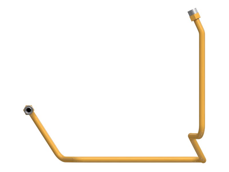 Стальной патрубок в сборе