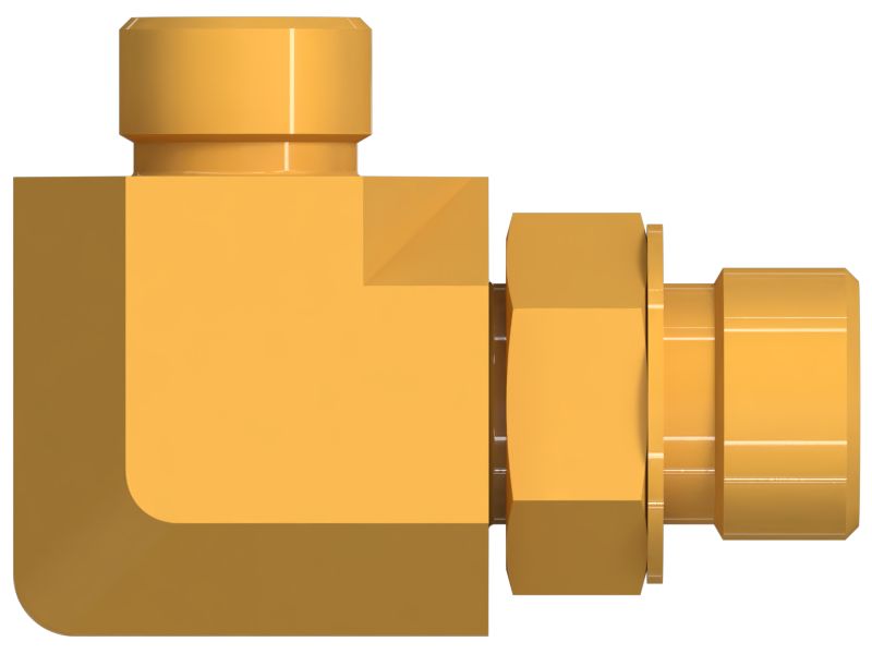 Переходной коленчатый патрубок 90° (ORFS/STOR)