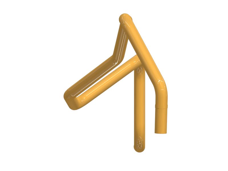 Стальной патрубок в сборе