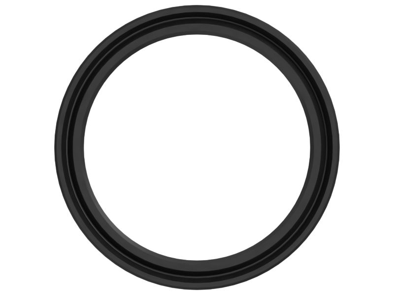 Уплотнение П-образной манжеты штока цилиндра диаметром 86,15 мм