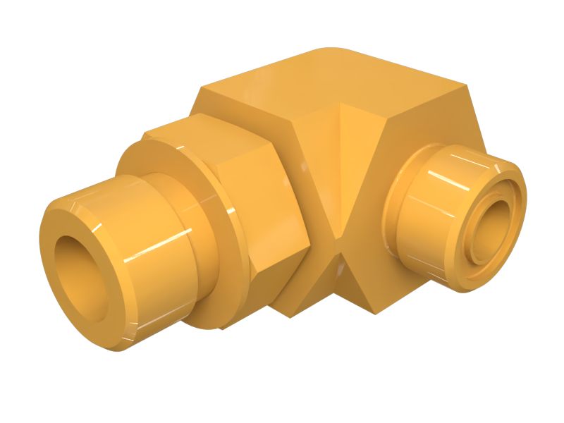 Переходной коленчатый патрубок 90° (ORFS/STOR)