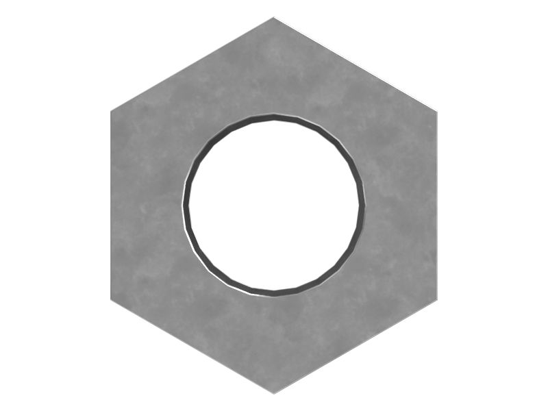 ШЕСТИГРАННАЯ ГАЙКА