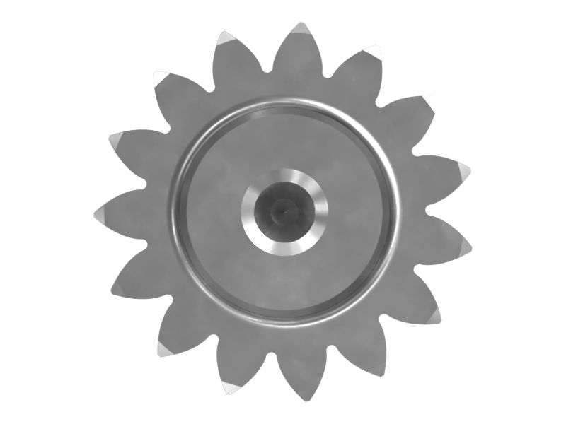 Полуось с наружными зубьями 15,29