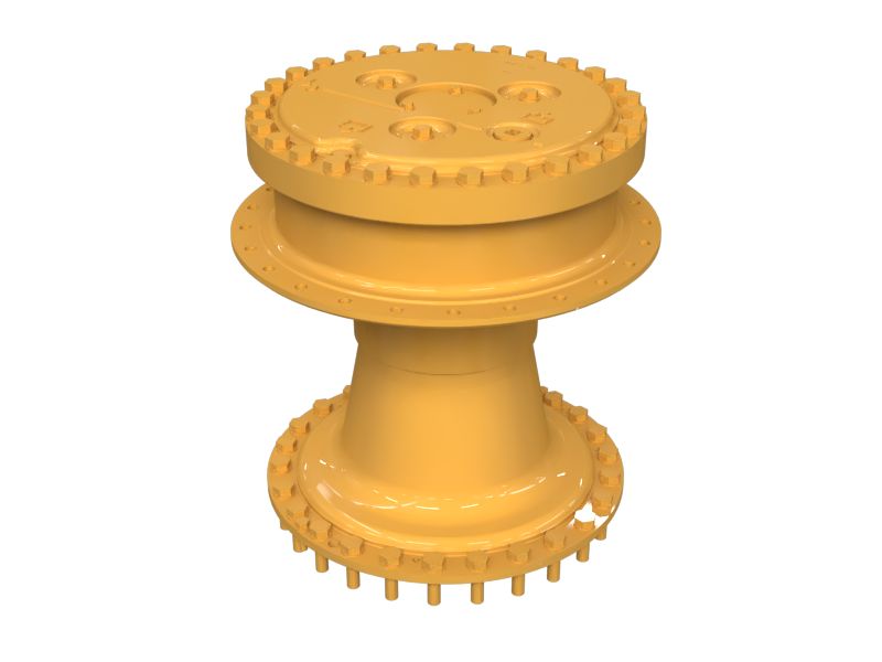 Узел привода, бортовой редуктор