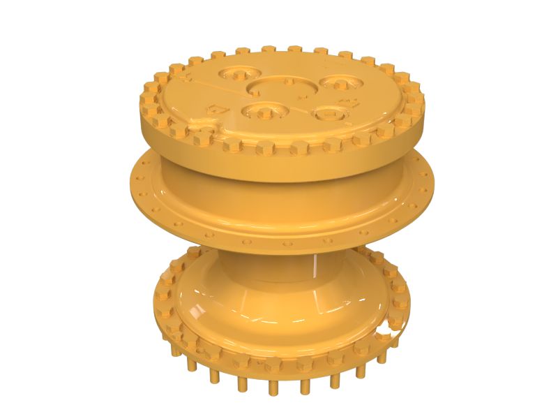 Узел привода, бортовой редуктор