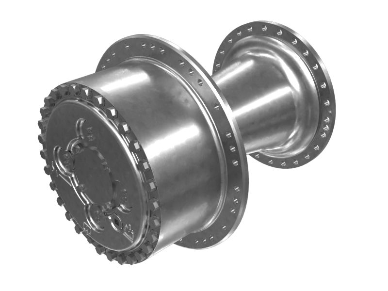 Узел привода, бортовой редуктор