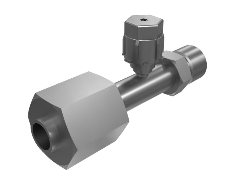 Шланговый фитинг кондиционера с резьбой 7/8-14-2A