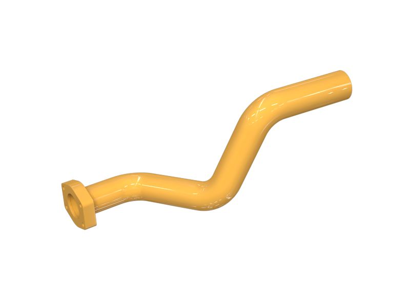 365-8835: Цельная трубка с фланцами на концах 88,90 мм