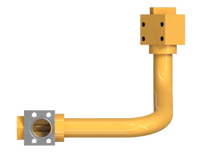 4E-4898: Hydraulic Control Valve Tube Line Assembly 4E4898 купить