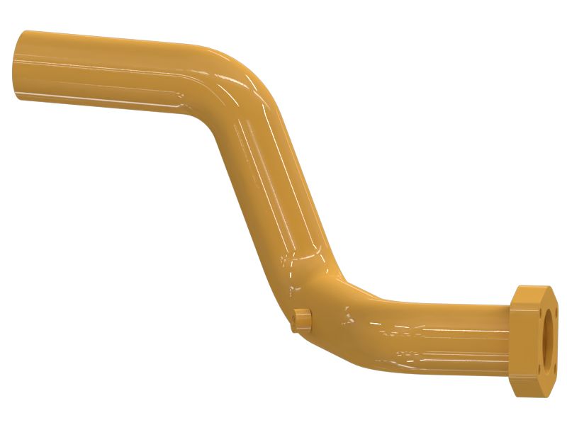 Цельная трубка с фланцами на концах 88,90 мм