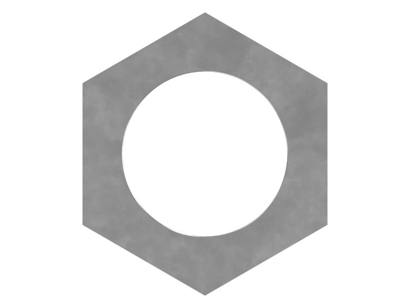 7Y-1460: M64 x 6mm Hex Nut | CATCorp