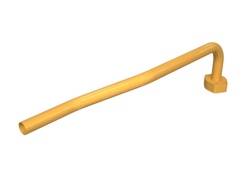 519-5497: Стальной патрубок в сборе