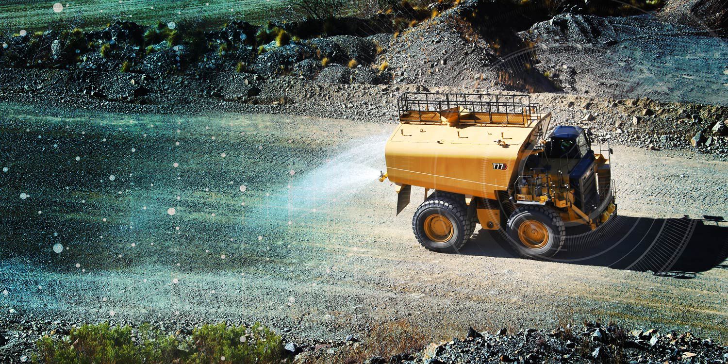 1:50 Scale Cat Mega MWT30 Mining Truck Water Tank | Diecast