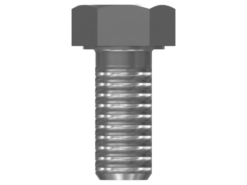 Болт с шестигранной головкой резьбы 7/16-20