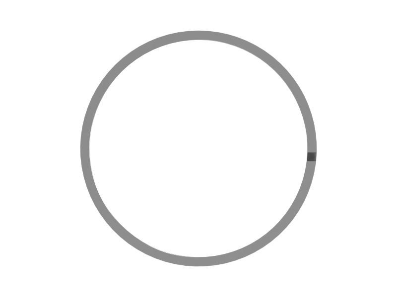 Разъемное полиэфирное кольцо, внутренний диаметр 61 мм