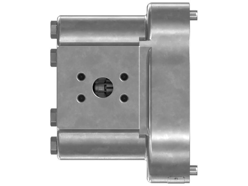 Задняя секция шестеренчатого насоса