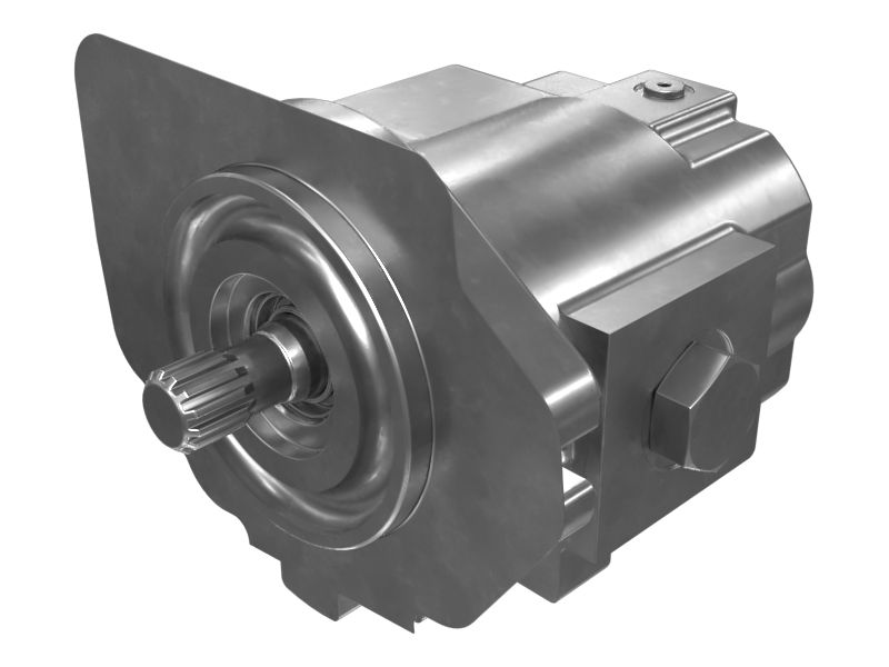 436-6457: 1-секционный шестеренчатый насос для гидравлических жидкостей