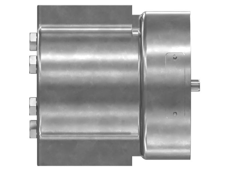 Задняя секция шестеренчатого насоса