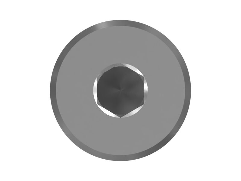 Заглушка с отверстием на торцевой стороне в сборе