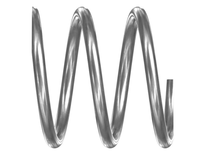 Пружина сжатия свободной длины 29,70 мм