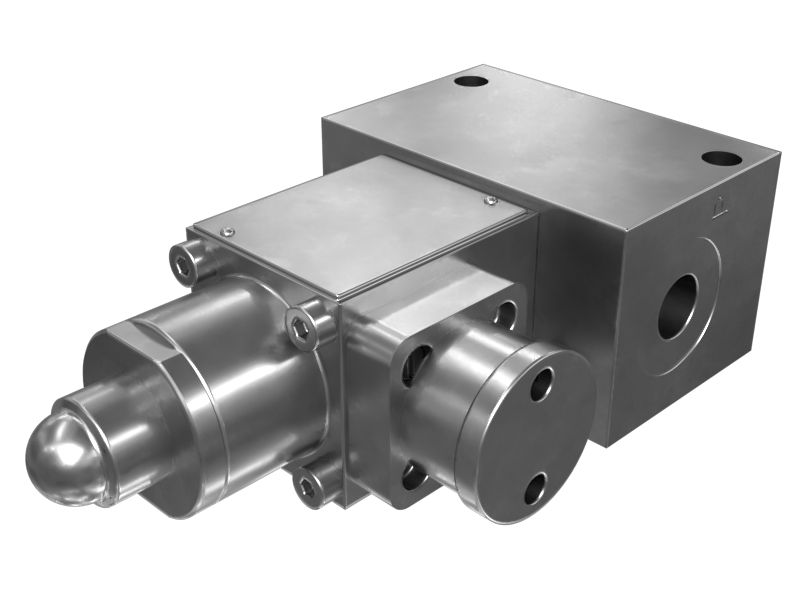Блок клапана с креплением и