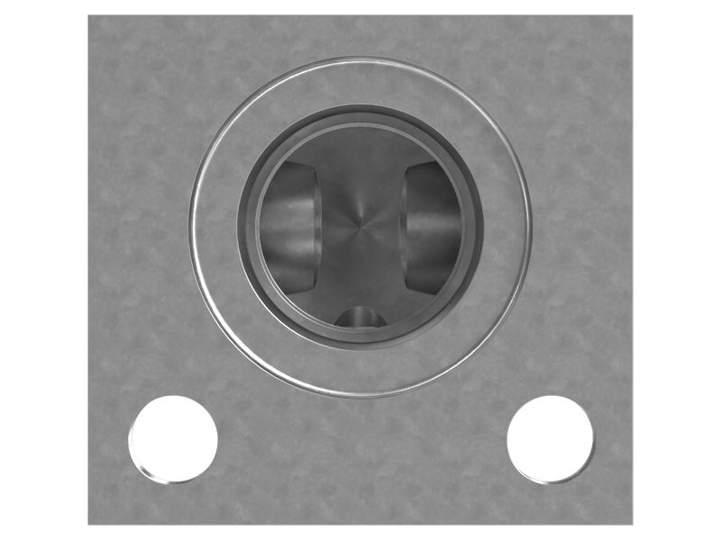Стальной соединительный блок с отверстиями 3/4-16 дюйма