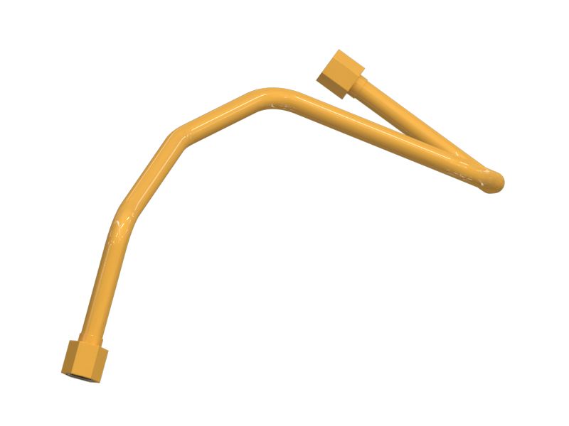 Трубка топливной форсунки 15,88 мм с одним расширением