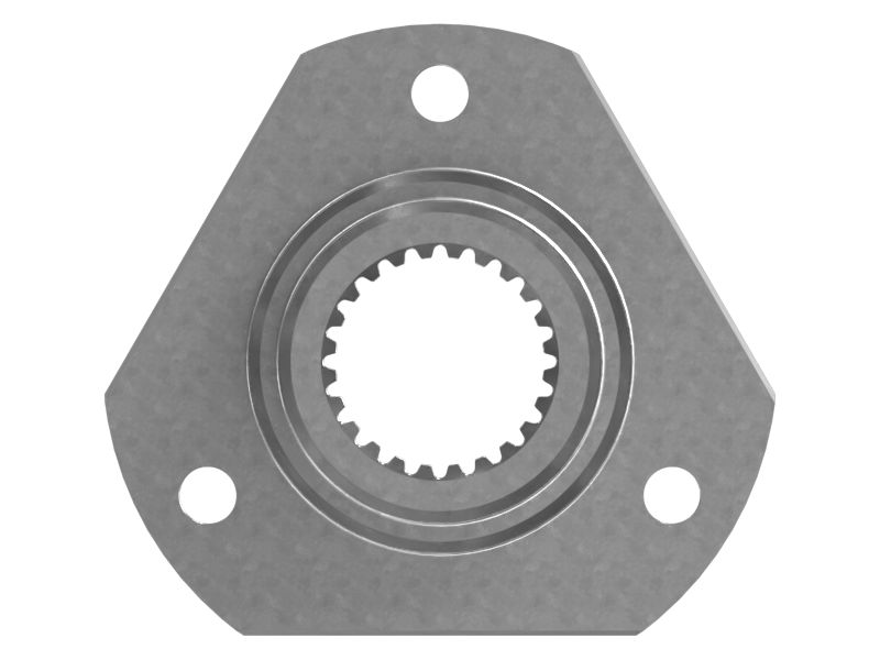 Фланец с 24 внутренними внутренними зубьями раструбного шлица