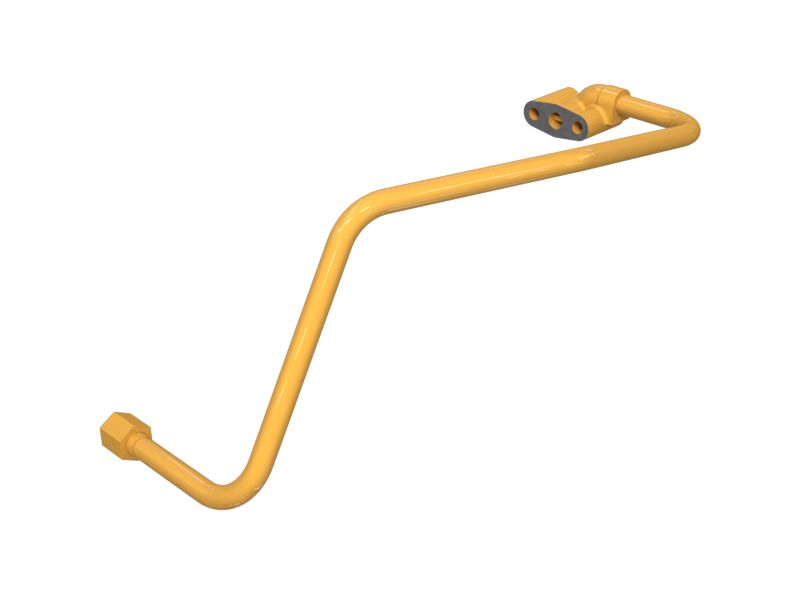 4P-5479: Turbocharger Oil Supply Lines Tube Assembly 4P-5479 Caterpillar