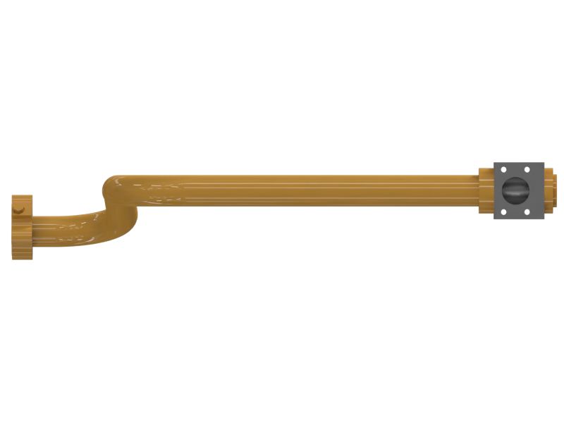 Стальной патрубок гидравлической линии 57,15 мм