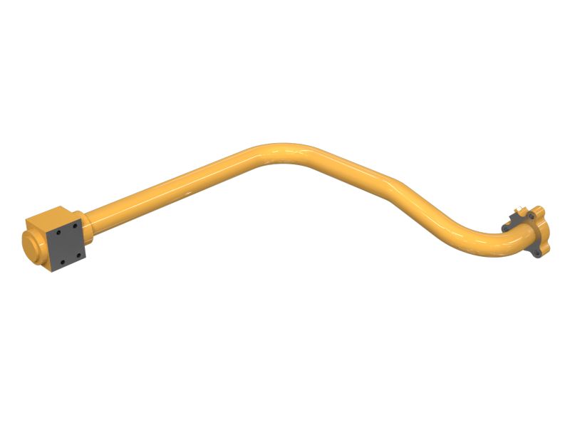 5T-4673: Стальной патрубок гидравлической линии 57,15 мм