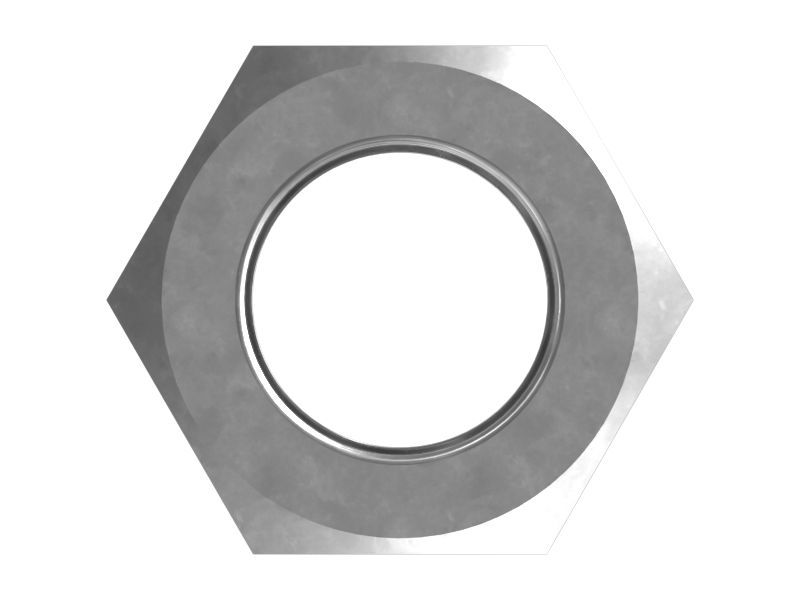 ШЕСТИГРАННАЯ ТОНКАЯ ГАЙКА