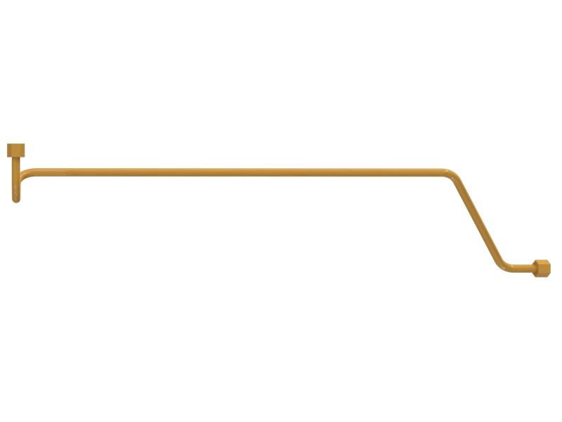 Гидравлическая тормозная трубка с несколькими изгибами в сборе