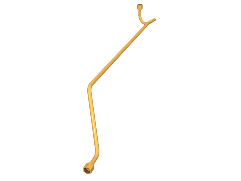 126-7149: Гидравлическая тормозная трубка с несколькими изгибами в сборе