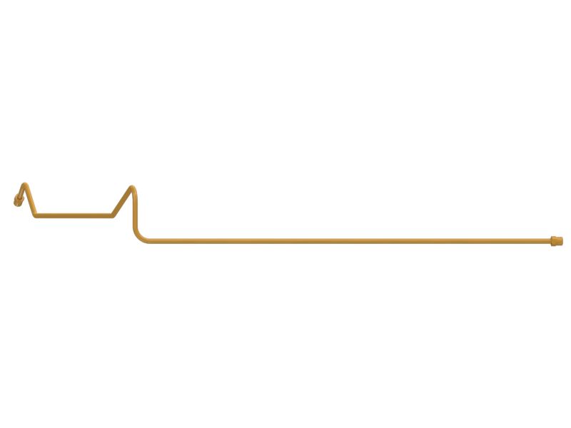 Смазочный патрубок с несколькими изгибами в сборе