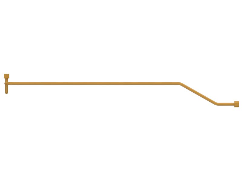 Гидравлическая тормозная трубка с несколькими изгибами в сборе