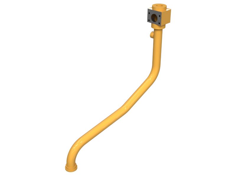 505-0821: Стальной патрубок в сборе